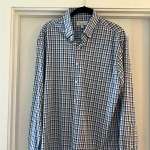 Peter Millar men’s dress shirt size medium.Summer collection
